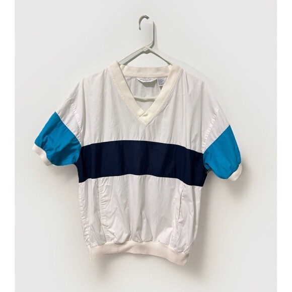 Dior Other - Vintage 80s Christian Dior Monsieur Polo Shirt Men’s L Chevron V Banded Waist